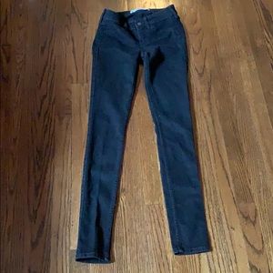 Black super skinny jeans